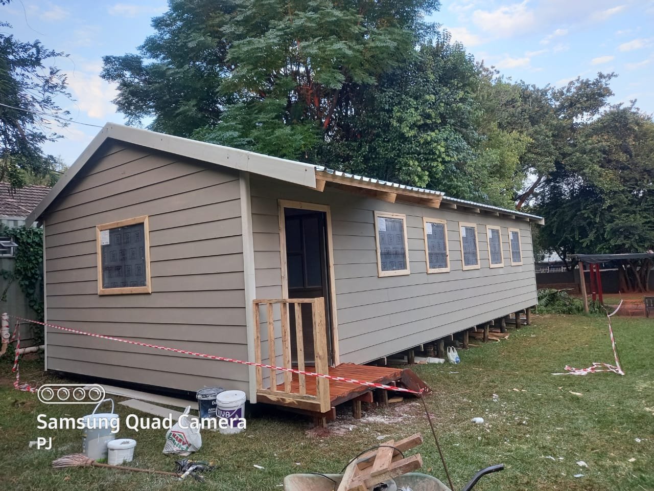 Completed Nutec and Wendy houses in the Free State