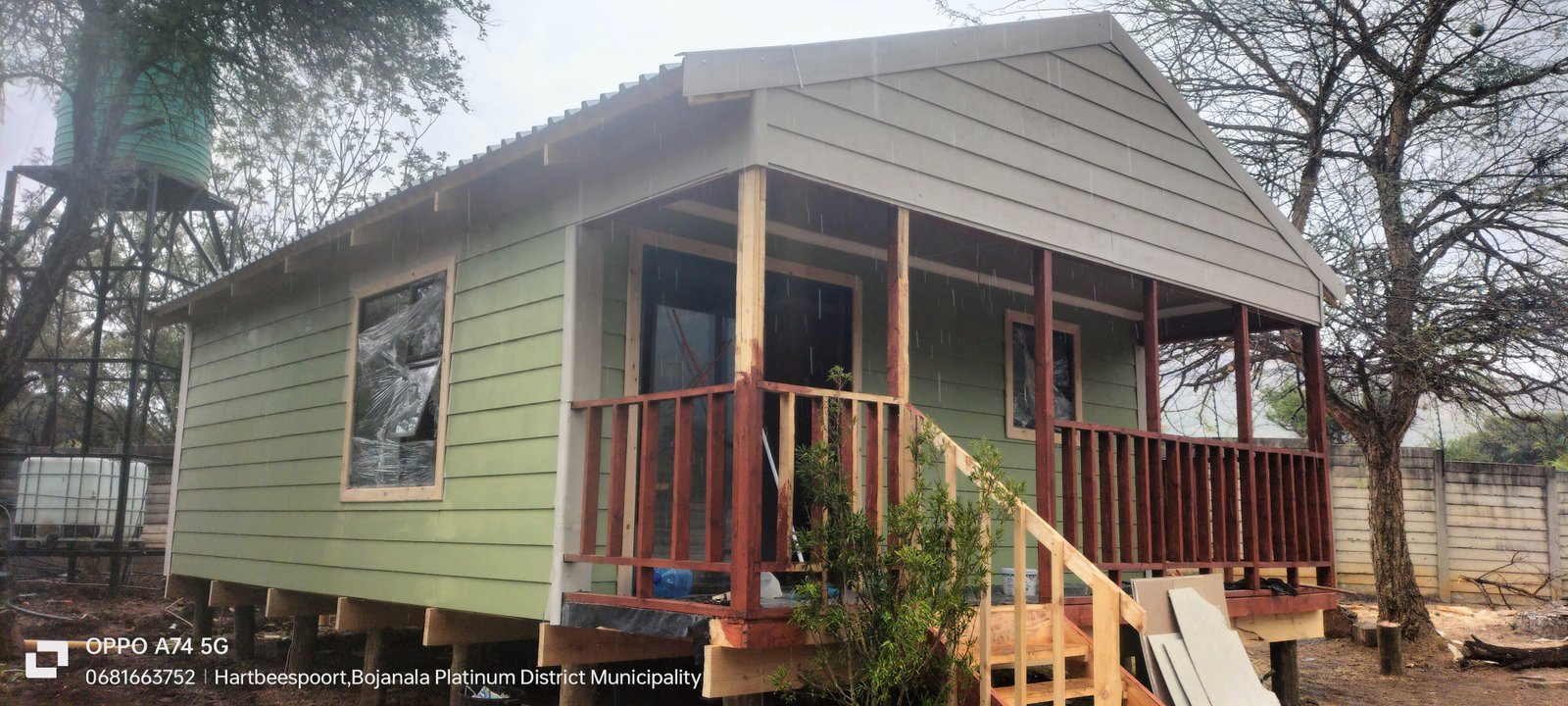 Nutec accommodation units for workers in the Free State